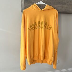 Boys Lie Golden Yellow Hoodie Relaxed Fit